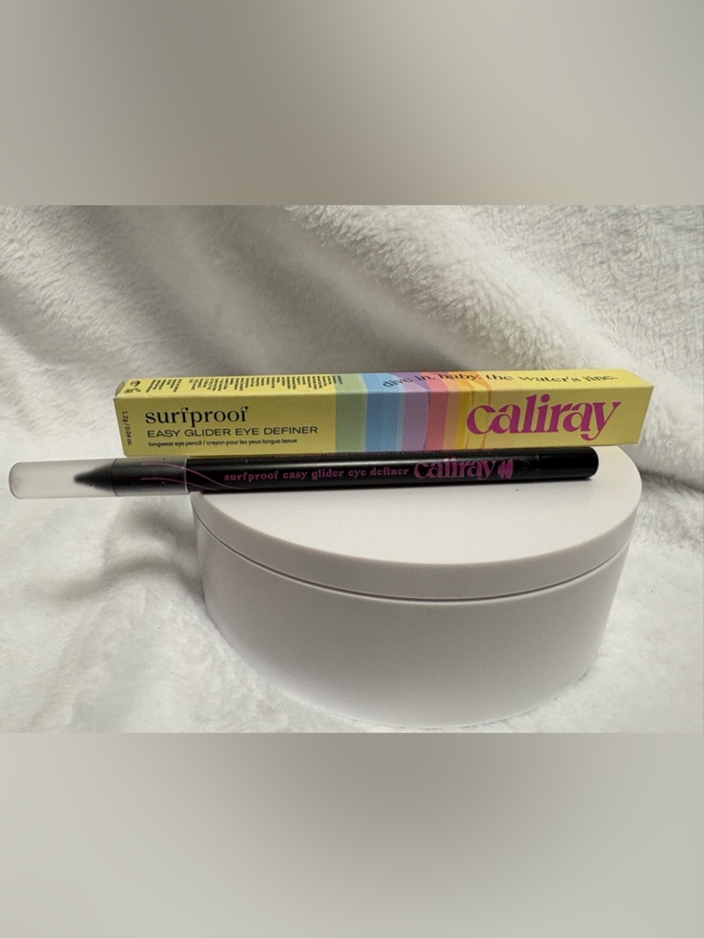 Caliray Surfproof Easy Glider Eye Definer Waterproof Eyeliner Pencil Black New